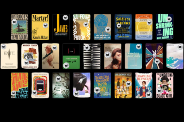 grid of twenty-five finalist book covers