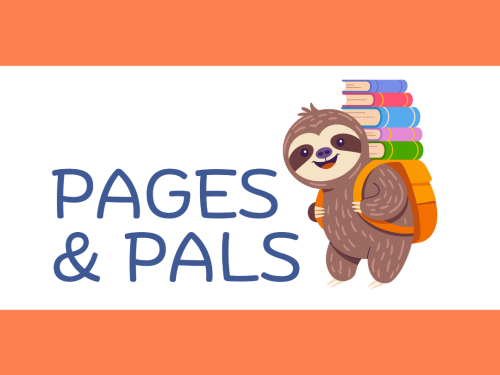 A sloth with a backpack of books.